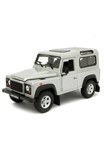WELLY Land Rover Defender 90 Klasik Model Araba Gümüş - 1/24 Ölçek
