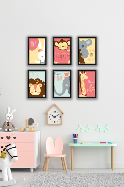 Artavessa طقم طاولة MDF مكون من 6 قطع