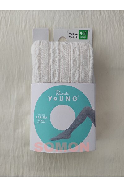 Penti Комплект от 4 плетени чорапи за момичета с коремна област - Pretty KiloTLU Socks