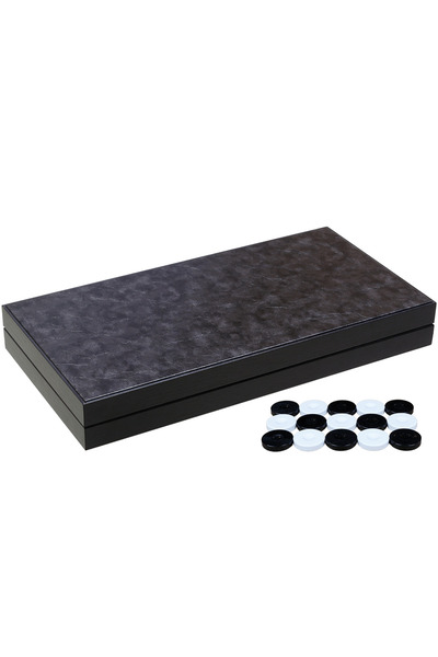Genel Markalar YENİGÜN KLASİK DERİ TAVLA SİYAH