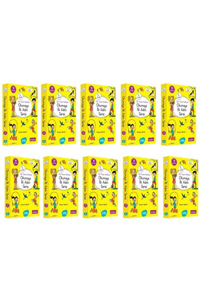 Yuva Yayınları 1. Sınıf ''dik Temel Harflerle'' Okumaya Ilk Adım Serisi (elakin) Yeni Ses Grupları 10 Set