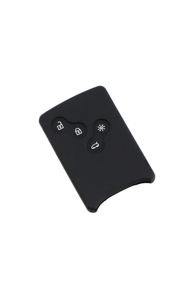 kepmorpho Black Silicone Key Case Protective Container Compatible with Renaul...