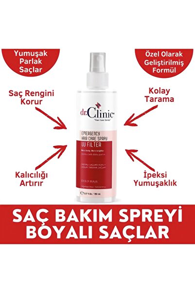 Dr. Clinic Saç Bakım Spreyi Boyalı Saçlar Için 150 ml