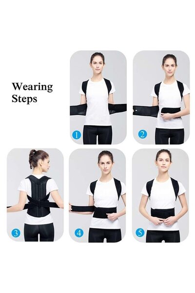 Ankaflex Koklea Home Upright Standing Corset Underwire Anti-Hunchback Corset Waist and Back Support Corset