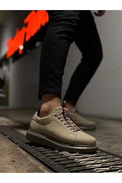 BZ Moda B044 VT Връзки, Мъжки Велурени Обувки, Черни, с Ортопедична Подметка