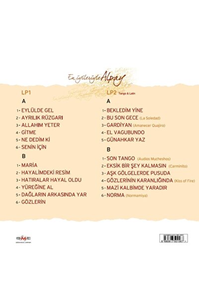 plakmarketi Plak - Alpay - En Iyileriyle (2 Lp)