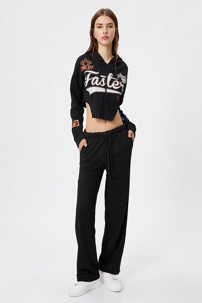 Koton Women's Clothing Trousers BLACK