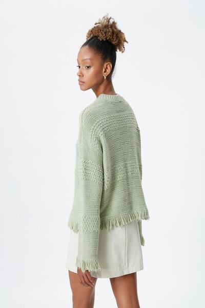 Koton Kadın Yeşil Kazak