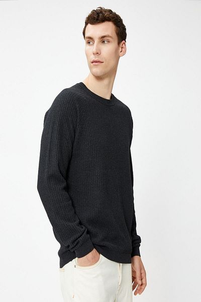 Koton Men's Anthracite Sweater