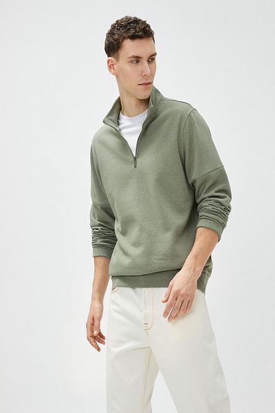 Koton Grünes Sweatshirt für Herren
