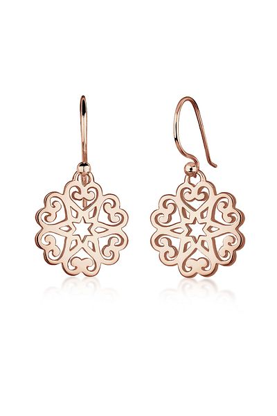 ELLI Ohrringe Ornament Herz Sterne Floral 925 Sterling Silber