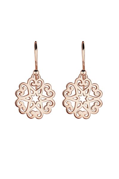 ELLI Ohrringe Ornament Herz Sterne Floral 925 Sterling Silber