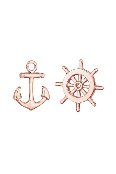 ELLI Ohrringe Anker Steuerrad Maritim Sailor Filigran 925 Silber