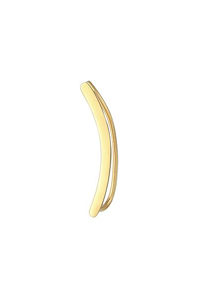 ELLI Ohrringe Single Earclimber Ohrklemme Gewölbt 925 Silber