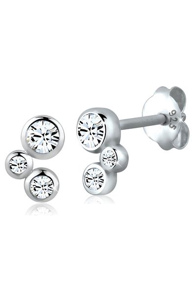ELLI Ohrringe Basic Kristalle Filigran 925 Silber