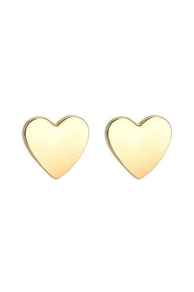 ELLI Ohrringe Kinder Stecker Herz Liebe Basic 925 Silber