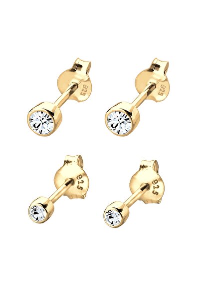 ELLI Ohrringe Basic Set Kristalle Filigran 925 Silber