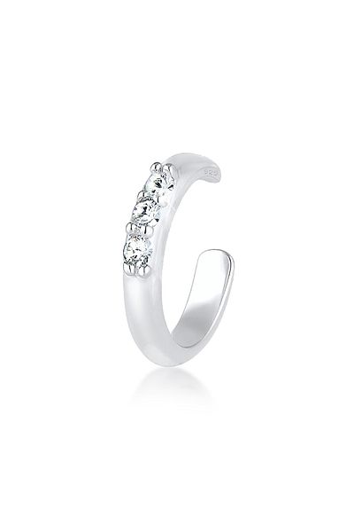ELLI Ohrringe Tekli Kulaklık Kristal 925 Gümüş