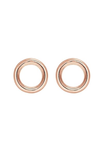ELLI Ohrringe Basic Kreis Rund Geo Minimal 925 Ayar Gümüş