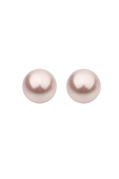 Nenalina Ohrringe Basic Synthetische Perle 925 Silber