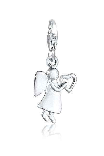 ELLI Charm Schutzengel Herz Himmel 925 Sterling Silber