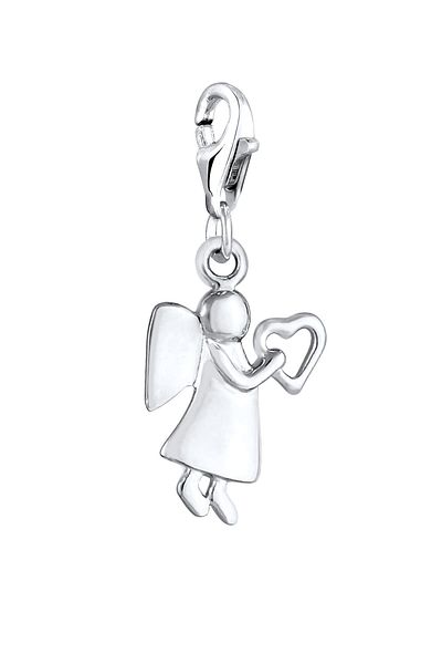 ELLI Charm Schutzengel Herz Himmel 925 Sterling Silber