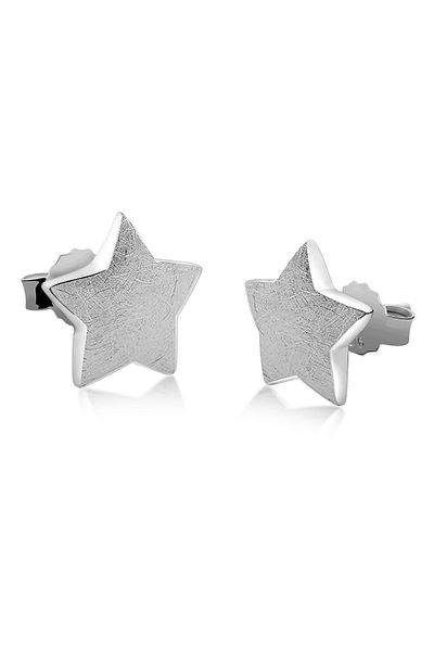 Nenalina Ohrringe Stecker Stern Astro Görünümlü 925 Ayar Gümüş