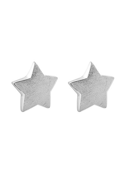 Nenalina Ohrringe Stecker Stern Astro Görünümlü 925 Ayar Gümüş
