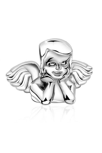 Nenalina Charm Engelskopf Bead 925 Sterling Silber