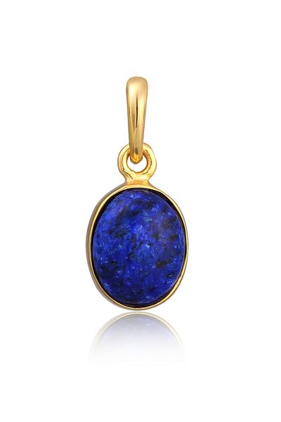 ELLI Anhänger Lapislazuli Edelstein Oval 925 Silber