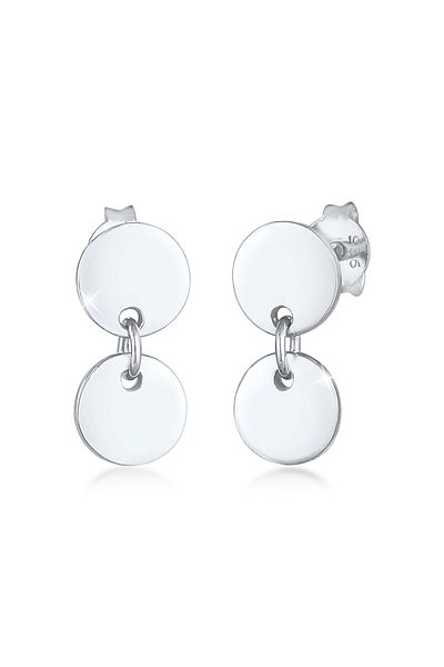ELLI Ohrringe Ohrhänger Stecker Plättchen Boho Görünümü 925 Gümüş