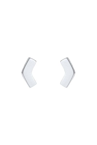ELLI Ohrringe Stecker Dreieck Geo Spitze 925 Silber