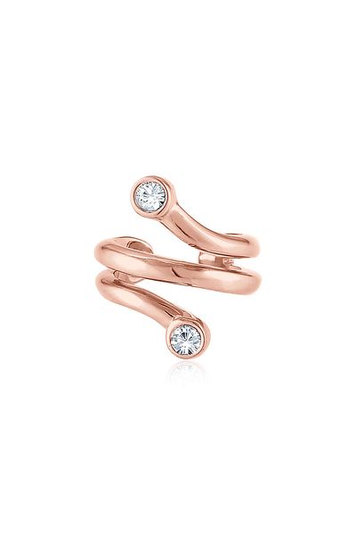 ELLI Ohrringe Single Earcuff Ohrklemme Kristalle 925 Silber
