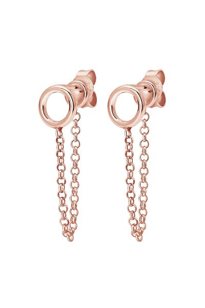 ELLI Ohrringe Basic Trend Stecker Kreis Geo Kette 925 Silber