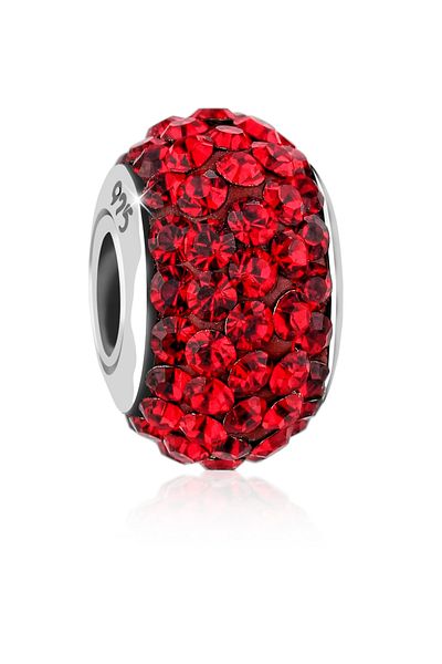 Nenalina Charm Kugel Boncuk Kristal Glitzer 925 Gümüş