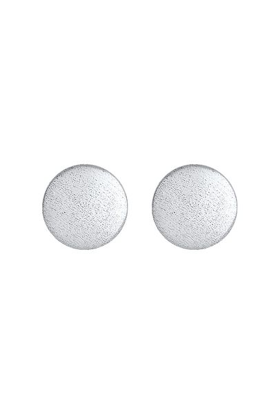 Nenalina Ohrringe Basic Geo Brushed Ohrstecker aus 925er Sterlingsilber
