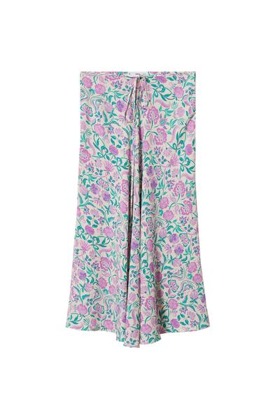 MANGO Mor Kadın Etek 37042883