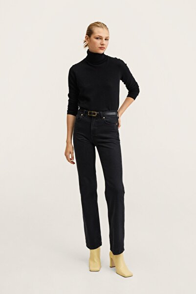 MANGO Siyah Denim Kadın Jeans 27091090