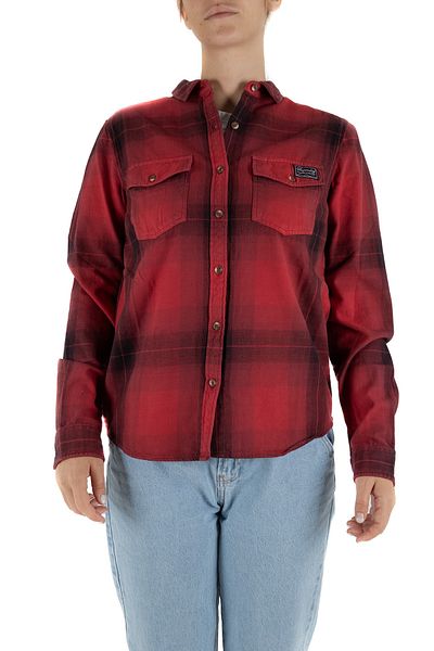 SUPERDRY Shirt Damen / Mädchen BLACKSMITH OMBRE RED