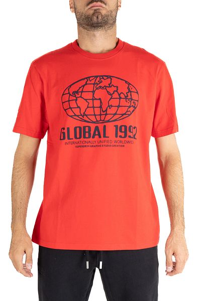 SUPERDRY T-Shirt Herren REBEL RED
