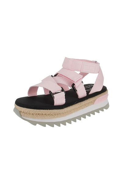 Tommy jeans pop colour flatform sandals women's deals