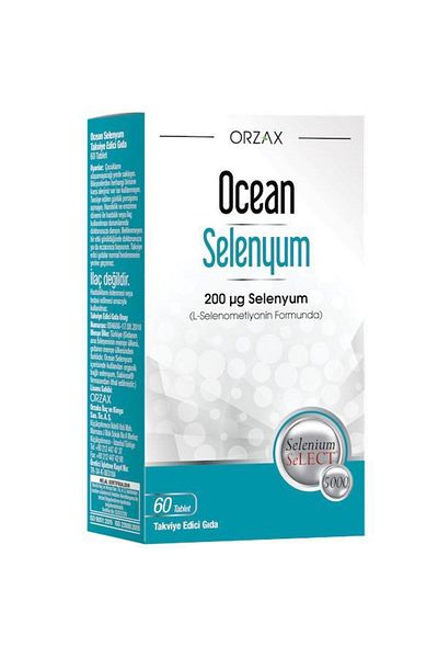 Ocean Selenium 200 mcg 60 Tablet + Ocean Biotin 5000 mcg 60 Capsules