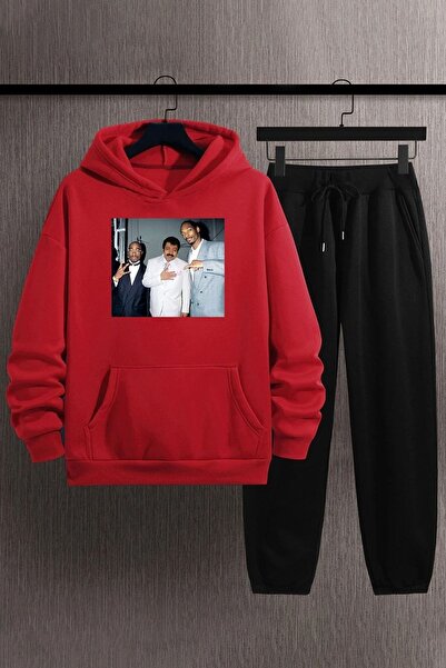 Adrift Σετ αθλητικής φόρμας Muslüm Printed Kp-μαύρο-muslüm-δικτυωτό-μαύρο