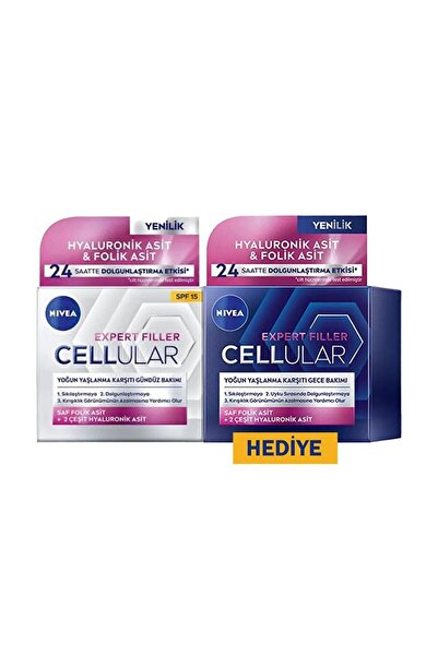 NIVEA Expert Filler Yoğun Yaşlanma Karşıtı Gündüz ve Gece Bakım Kremi