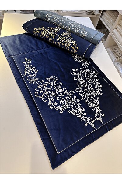 incisecrethome Килимок, вишитий марським візерунком, з шовковим кадиком