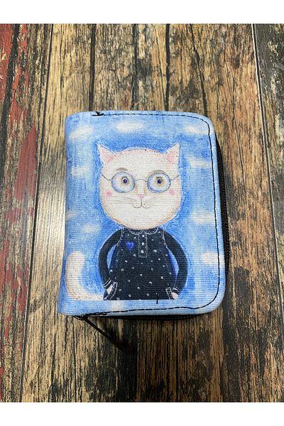 Street Bag Πορτοφόλι Bohemian με μοτίβο γάτας έθνικ πορτοφόλι αυθεντικό πορτοφόλι κάρτα πορτοφόλι ρετρό πορτοφόλι
