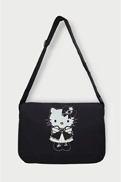 weywot Siyah Renk Çeşitli Hello Kitty Postacı Çanta