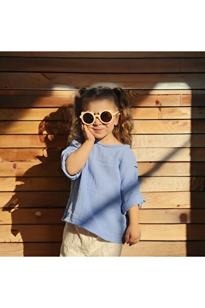 BEBEĞİME ÇORAP Μπλουζάκι για κορίτσια μουσελίνα καλοκαιρινή κοντομάνικη μπλούζα 1-6 ετών