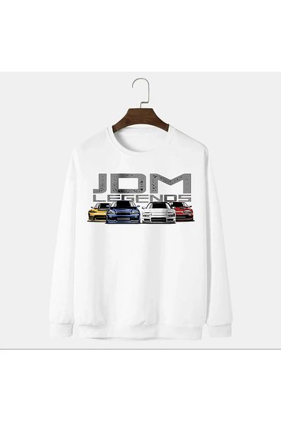 Pisa Art JDM LEGENDS DESIGN ΣΤΡΟΓΓΥΛΟ ΛΕΥΚΟ ΦΟΥΤΕΡ