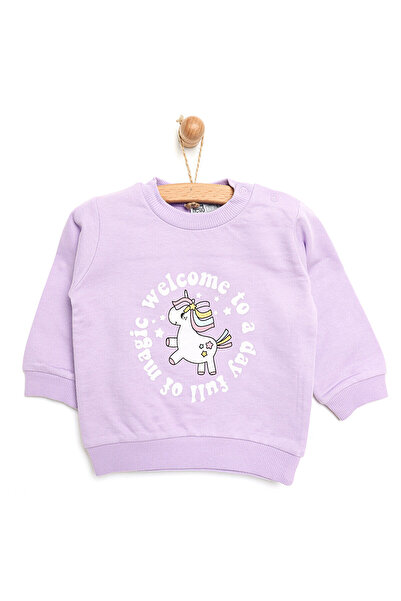 ebebek Hello Baby Basic-Sweatshirt mit Einhornmuster für Babys